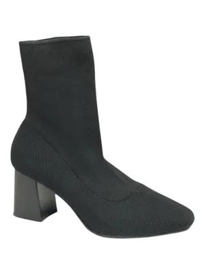 Vero Cuoio Real Italian Leather ᪥ Soft Stretch Sock Heeled Boots ᪥ Black ᪥ 7 235 thumbnail 2