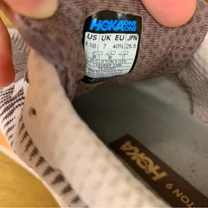 Hoka One One Clifton 9 GTX Sneakers Cosmic Pearl / Smokey Quartz - Size 8.5 thumbnail 8
