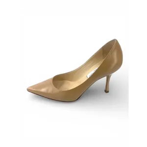 Jimmy Choo 36 6 Love 85 pump heels Pointed-toe stiletto beige nude Romy designer thumbnail 5
