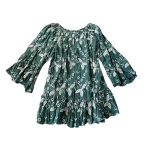 Charina Sarte Resort Mini Dress Green thumbnail 5