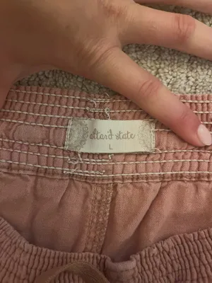 Altar'd State Pink Shorts Linen Essential thumbnail 2