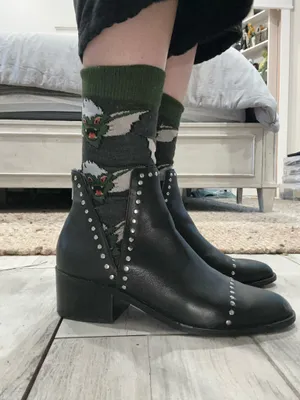 Steve Madden Booties Black Leather thumbnail 7