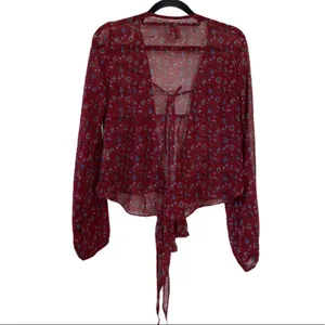 Princess Polly Tie Front Blouse thumbnail 3
