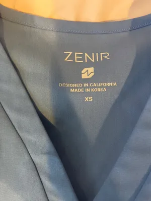 Zenir scrubs Blue Size XS thumbnail 2
