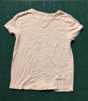 We The Free Soft Peach Crewneck Short Sleeve Tee thumbnail 1