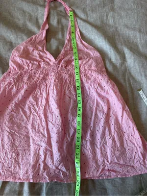 Y2K So Wear It Declare It Baby Pink Halter Top thumbnail 11