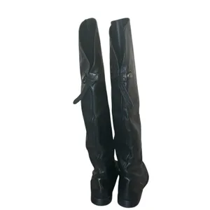 Coach Cheyenne Black Riding Equestrian Leather Over The Knee Boots 5.5 B‎ Luxury thumbnail 4