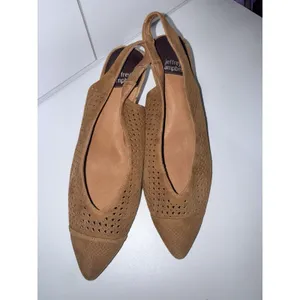 Jeffrey Campbell Bianca Tan Suede Slingback Ketten Heel Pumps Size 10‎ thumbnail 2