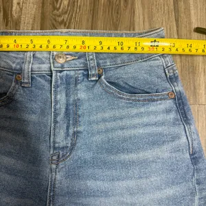 American Age American Eagle Outfitters Light Blue High Rise Jeans thumbnail 3