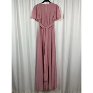 Jessakae Dusty Pink Eloise Chiffon Maxi Dress Sz.S thumbnail 7