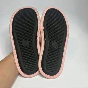 Victoria’s Secret velvet Pom slippers size‎ large thumbnail 7