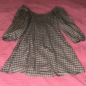 Hollister plaid 3/4 sleeve mini dress thumbnail 1