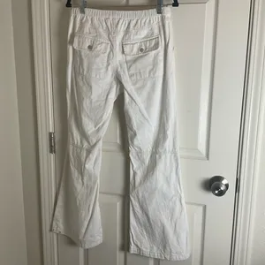We The Free Free People Full Effect Wide Leg Utility Pants White XS thumbnail 10