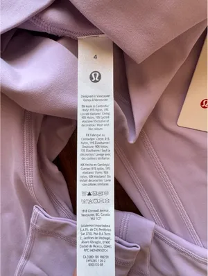 Lululemon Align No Line High-Rise 28” Lilac Play Size 4 NWT thumbnail 7