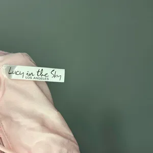 Lucy in the Sky‎ Remi Ruched Bodycon Coquette Dress Pink Ruffle sz S Romantic thumbnail 5