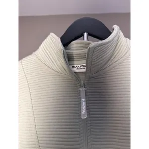 Bearpaw Outdoors Ribbed Quarter Zip Pullover Sage Green‎ Large NWT - Lg thumbnail 3