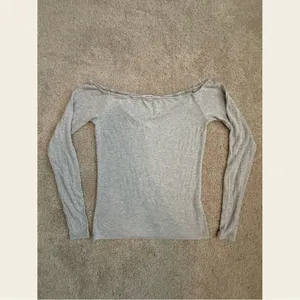 JOAH BROWN Square Neck Long Sleeve - Grey M/L thumbnail 2