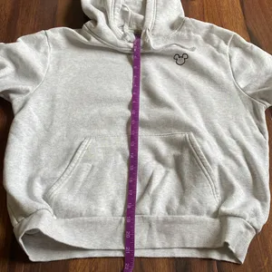 4/$20 H&M Disney Mickey Mouse Hoodie Light Gray Slim Fit thumbnail 8