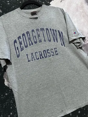 Georgetown Lacrosse Athletic Sports Team Shirt thumbnail 3