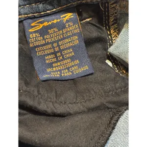 Seven7 Bootcut Jeans Women's Size 10 Medium Wash Stretch Embroidered Pockets thumbnail 5