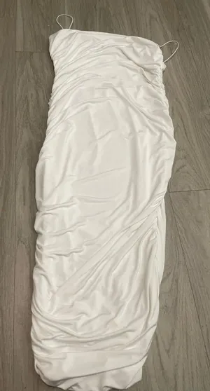 Windsor White Ruched Mini Slip Dress thumbnail 1