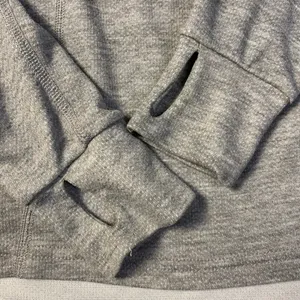 L.L. Bean Vintage Gray Womens Quarter Zip Pull Over Long Sleeve‎ Top Size S thumbnail 8