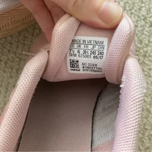 Adidas Women's Neo Courtset Sneakers Dusty Pink White Soft Size 7.5 Fashion EUC thumbnail 9