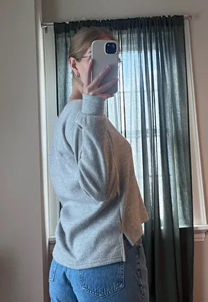 Abercrombie Grey Sweater V-Neck Small thumbnail 3