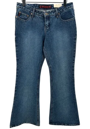 Mudd‎ Y2K Deadstock Flared Bootcut Jeans Medium Wash Denim Size  11 thumbnail 1