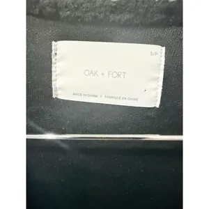 Oak and Fort Classy‎ Black Long Wool Blend cardigan Women S Oversized Jacket thumbnail 2