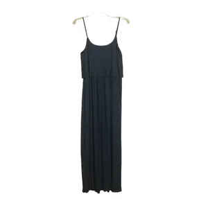 Lauren Conrad Maxi Blue Sleeveless Pleated Dress Size M thumbnail 8