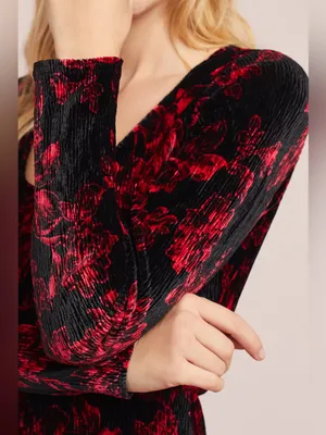 Anthropologie / HD in Paris | Dierdre Velvet Column Dress, M thumbnail 2