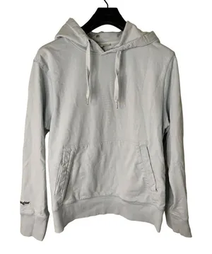 Favorite Daughter Hoodie Sweatshirt 100% cotton light blue women's size medium thumbnail 1