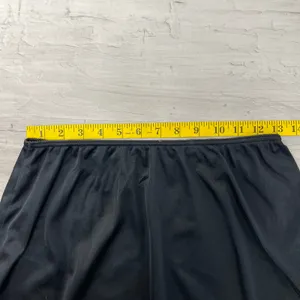 Vintage Fruit Of The Loom Black Nylon Lace Trim Slip Skirt Large Whimsigoth Goth thumbnail 6