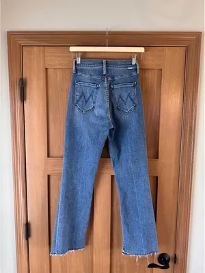 MOTHER The Tripper Ankle Fray Flared Jeans in We the Animals Wash Women’s 26 thumbnail 5