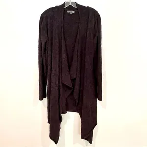 Barefoot Dreams CozyChic Calypso Cardigan Women's Size L/XL Bamboo Wrap Comfy‎ thumbnail 4