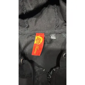 Apple Bottoms Black Rhinestone Zip Up Hoodie Y2K Large Logo Cotton Blend thumbnail 4
