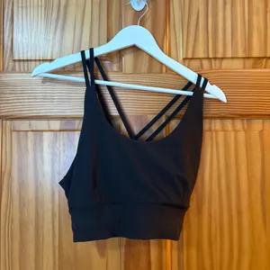 Urban Outfitters Size Medium Long-Line Black Bra thumbnail 3
