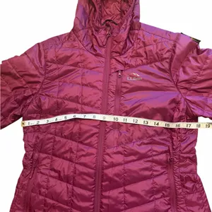 L.L. Bean Women’s Primaloft Packaway hooded jacket XS Peitte Raspberry Pink thumbnail 6