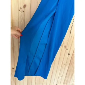 NWT Lulus Keeper of My Heart Blue One-Shoulder Maxi Dress Holiday Party Size S thumbnail 5