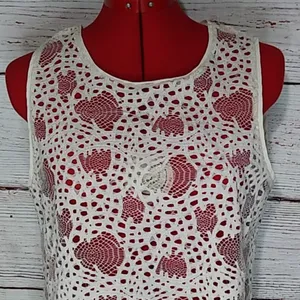 Zara Lace Crop Top Sz L thumbnail 2