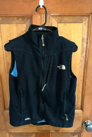 The North Face Windwall Vest Full-Zip Black Fleece thumbnail 2