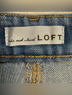 Loft The Barrel High Rise Curvy Fit NWT Size 28/6 thumbnail 3