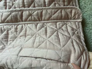 Vinted LOFT women full zip Quilted Pink Jacket size S thumbnail 2