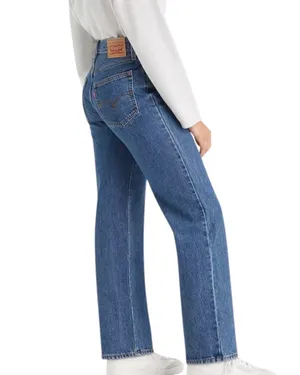 Levi’s 94 Baggy Jeans Denim Straight Leg Medium Wash Blue 30 10 thumbnail 3