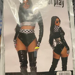 NEW Forplay Sexy Race Car Driver Halloween Costume Size Small Medium thumbnail 3