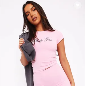 White Fox Pink Baby Tee thumbnail 6