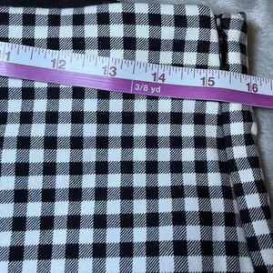 Old Navy Womens Size 14 Black White Gingham Check Skinny Ankle Pants Stretch thumbnail 8