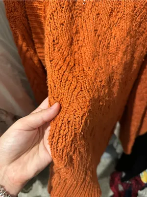 Free People Montana Cable Knit Cardigan Button Open Front size S Oversized thumbnail 8