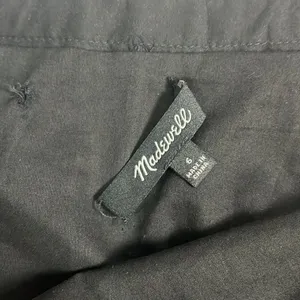 Madewell embroidered gamine navy mini skirt thumbnail 7